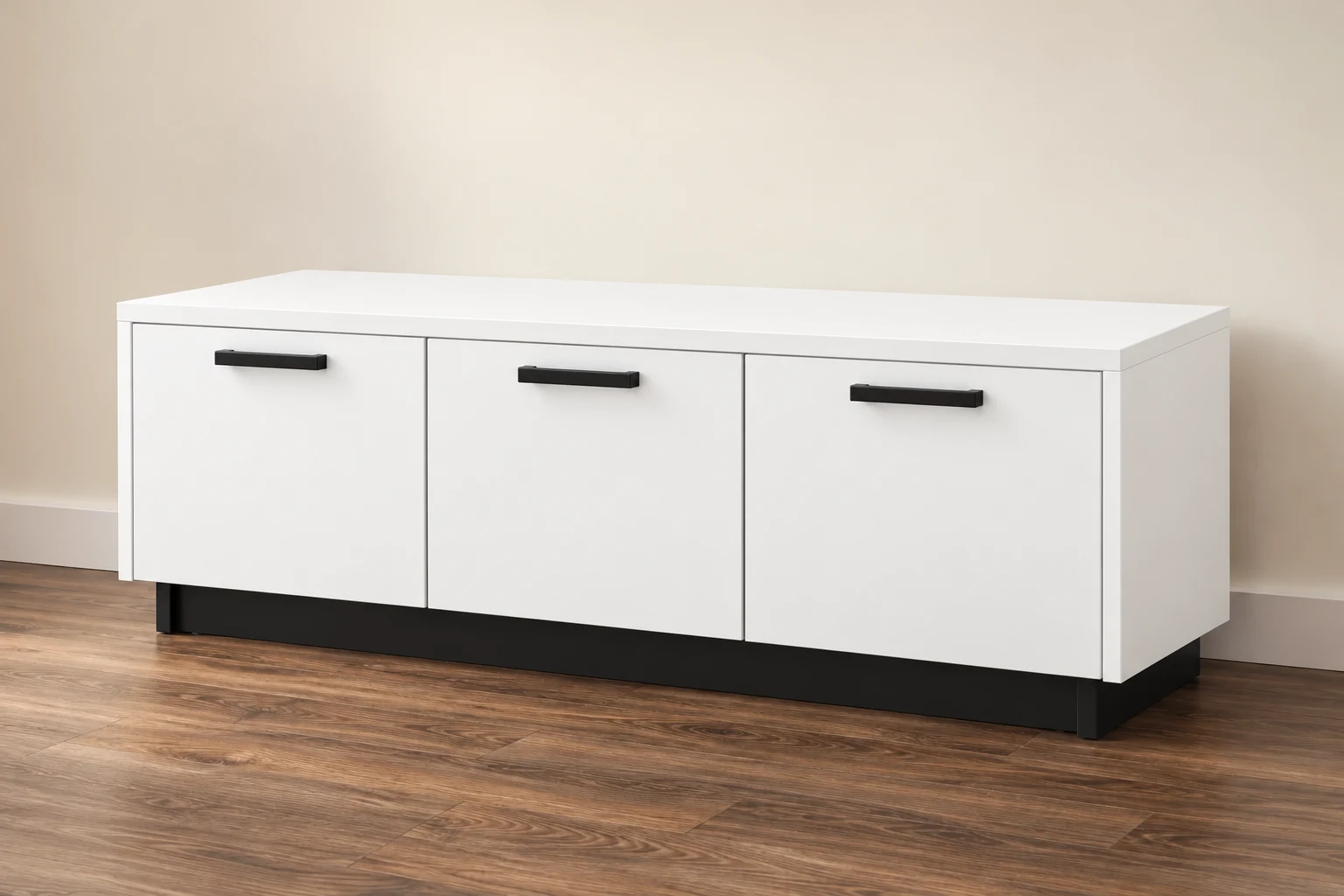 Hallway Storage Bench — Premium White; Standard design preview